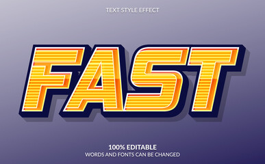 Editable Text Effect, Fast Text Style