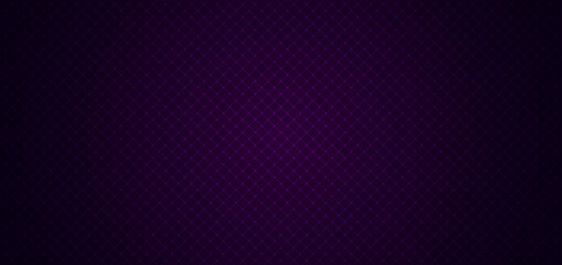Abstract geometric squares pattern design with lines grid on dark purple background and texture