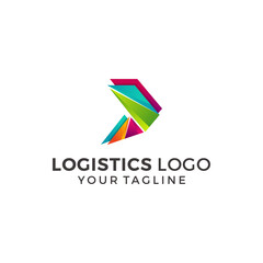 Logistic company vector logo. Arrow icon. Delivery icon. Arrow icon. Arrow vector. Delivery service logo. Web, Digital, Speed, Marketing, Network icon.
