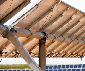 Back bracket drawing of solar photovoltaic panel