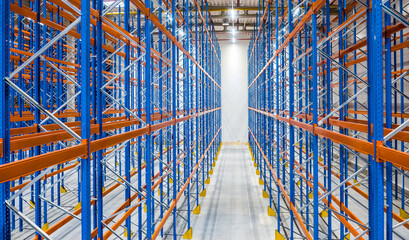 high storage warehouse - Large storage area - aerial view