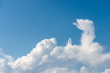 White clouds in the Blue Sky - Cumulonimbus