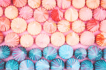 Colorful desserts pattern.