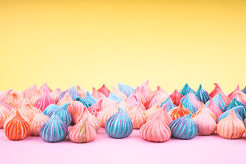 Colorful desserts pattern.