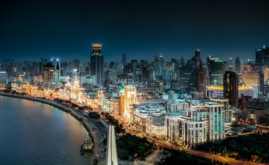 Fototapeta na wymiar Shanghai bund