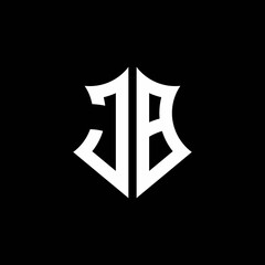 JB monogram logo with a sharp shield style