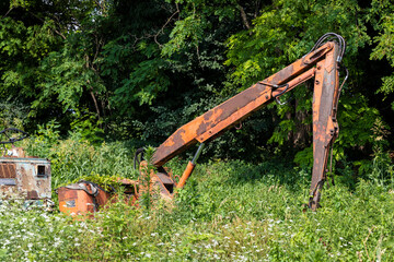 A graveyard vehicles somewhere in Italy