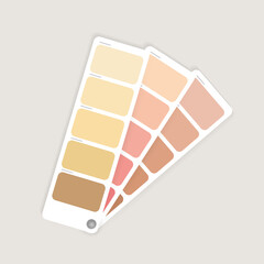 Vector color palette. Illustration for print design. Icon set.