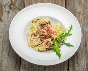 beautiful and tasty food on a plate