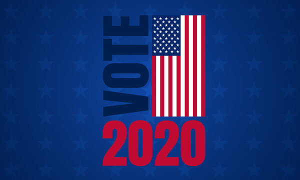 Vote election day in United States -background, poster, card