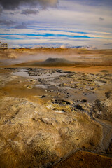 Geothermal area Iceland