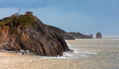 Cantabrian Sea, Llanes town, Llanes Council, Asturias, Spain, Europe
