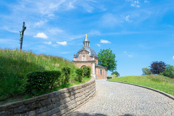 The Chapel of Our Lady of Oudenberg along the wall of Geraardsbergen in East Flanders Belgium