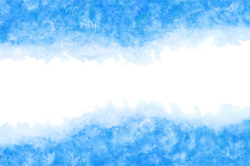 水 波 ブルー 夏 水彩 背景