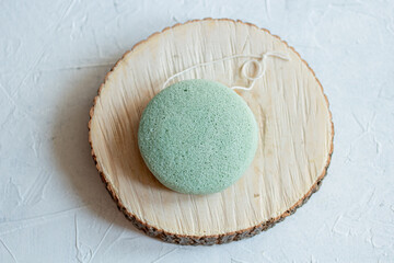 Natural soap, konjac sponge, cotton towel. Face