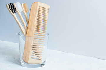 wooden toothbrushes, tooth powder