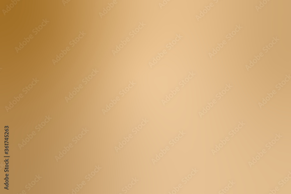 Wall mural gold gradient abstract background with soft glowing backdrop, background texture for design