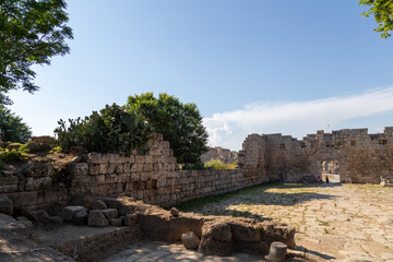 Fototapeta na wymiar Perge Ancient City in Antalya Province, Turkey