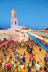 Jaleo, danza tradicional con caballos, originaria del siglo  XIV, fiestas de Sant Bartomeu,...