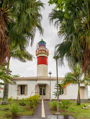 Lighthouse Phare de Bel-Air near Sainte-Suzanne (La Reunion)