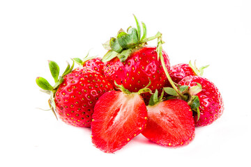 Strawberry isolated on white