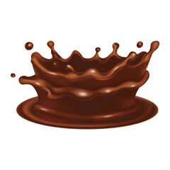 Chocolate crown splash