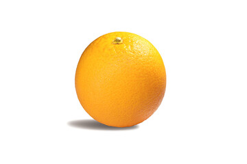 Full of orange on a white background