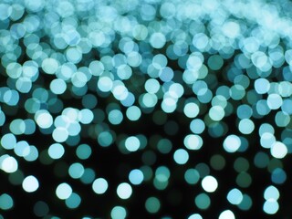 blurred blue circle bokeh background