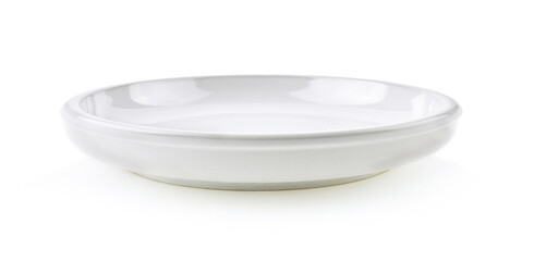 White bowl on white background