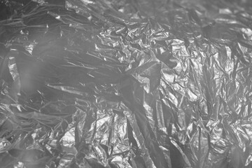 plastic bag surface with blur effect abstract background and texture for design	