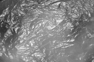 plastic bag surface with blur effect abstract background and texture for design	