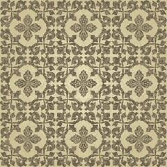 Gold vintage vector seamless pattern, wallpaper. Elegant classic texture. Luxury ornament. Royal, Victorian, Baroque elements. Great for fabric and textile, wallpaper, or any desired idea. - 361752072