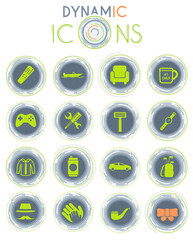Fathers day simply icons