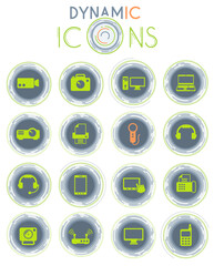 gadget dynamic icons