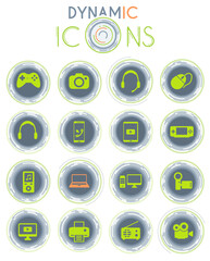 Gadgets dynamic icons
