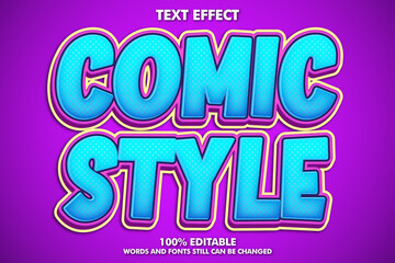 Fancy comic style text effect