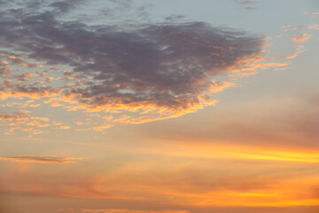 beautiful sunset sky for background, Madagascar, Nosy Be