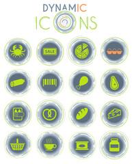 Grocery dynamic icons
