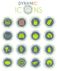 Grocery dynamic icons