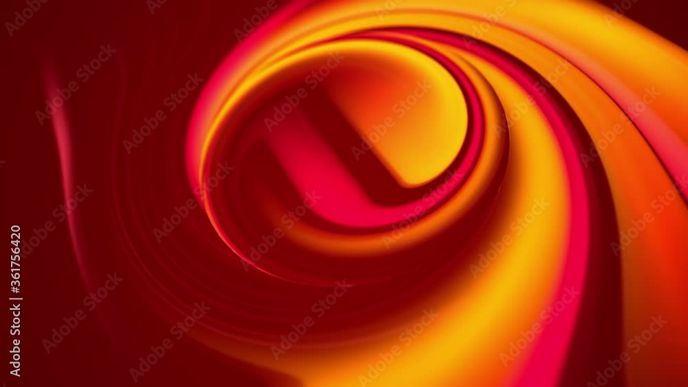 Poster red yellow abstract gradient background animate slowly and cyclically. 4k smooth seamless looped ani