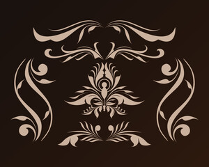 abstract floral design