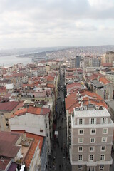 Obraz premium aerial view of turkish city