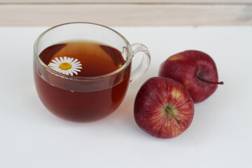 tea and apple