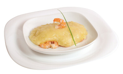 Escondidinho de camarão