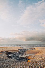 Nordseestrand in Vejers in Dänemark