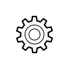 Gear Settings Icon Vector Illustration