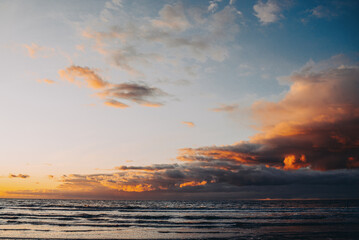 Nordseestrand in Vejers in Dänemark