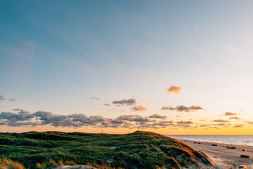Nordseestrand in Vejers in Dänemark
