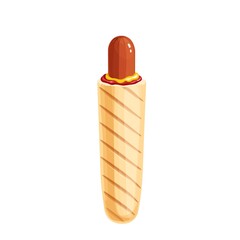 French hot dog, fast food