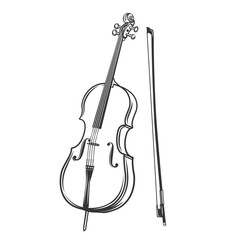 Cello outline icon.
